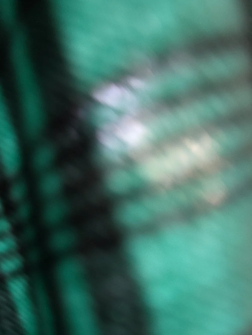 Vintage Double SIded Checker/Stripes Black/Turquoise Cotton Flannel Fabric 1.5yd